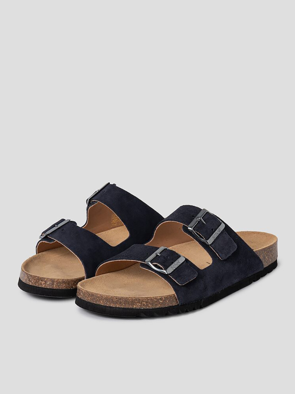 [SCHOLL] (MEN) Сандалии из пробки с двумя ремешками Navy (HH44K1C11R)