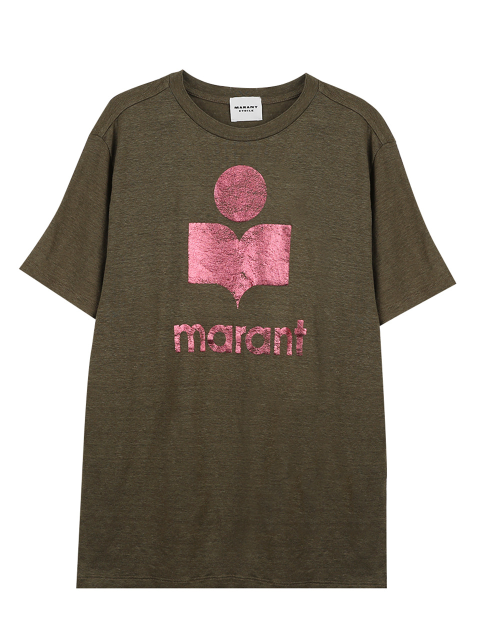 Футболка ISABEL MARANT ETOILE Zwel с логотипом TS0001FB-A1N10E-3Y5UI