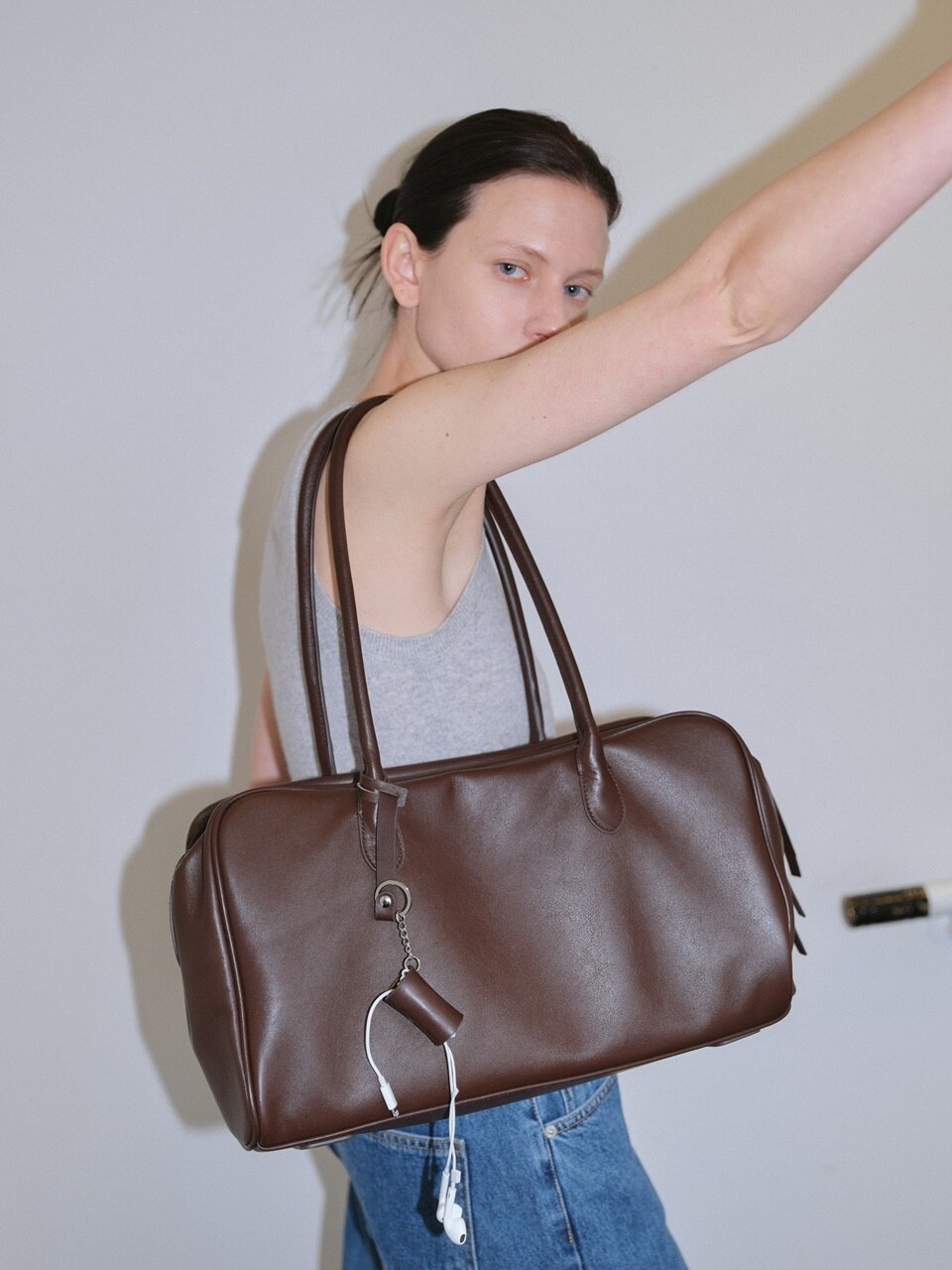EMBER SHOULDER BAG BROWN