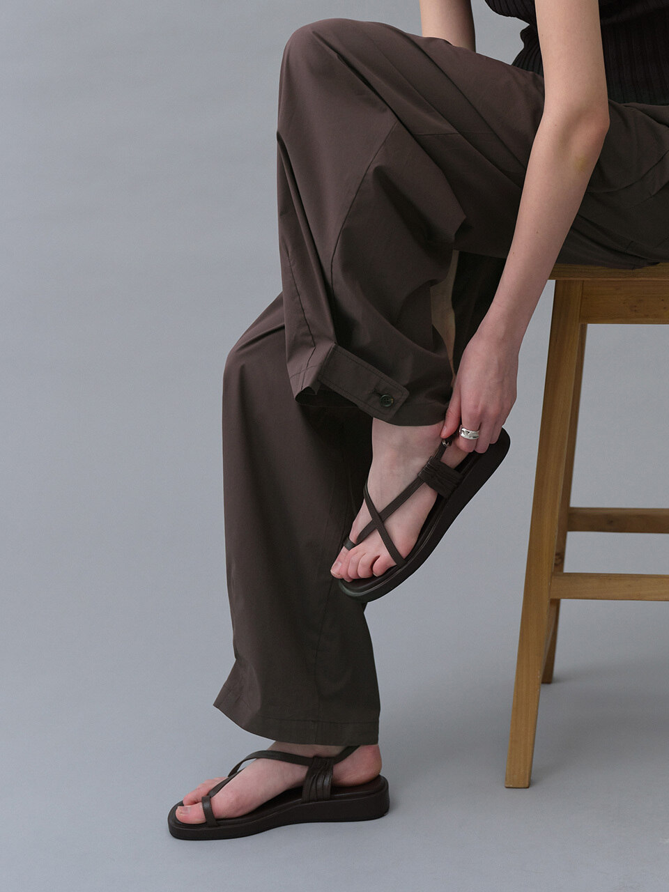 Caren shirring sandals DA6SC0100_93
