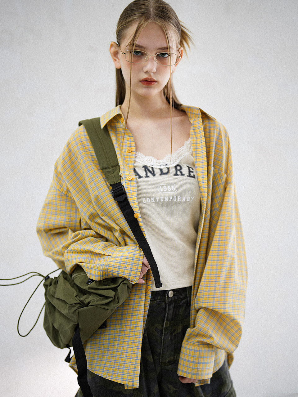 OL Overfit Check Shirt - 3COL