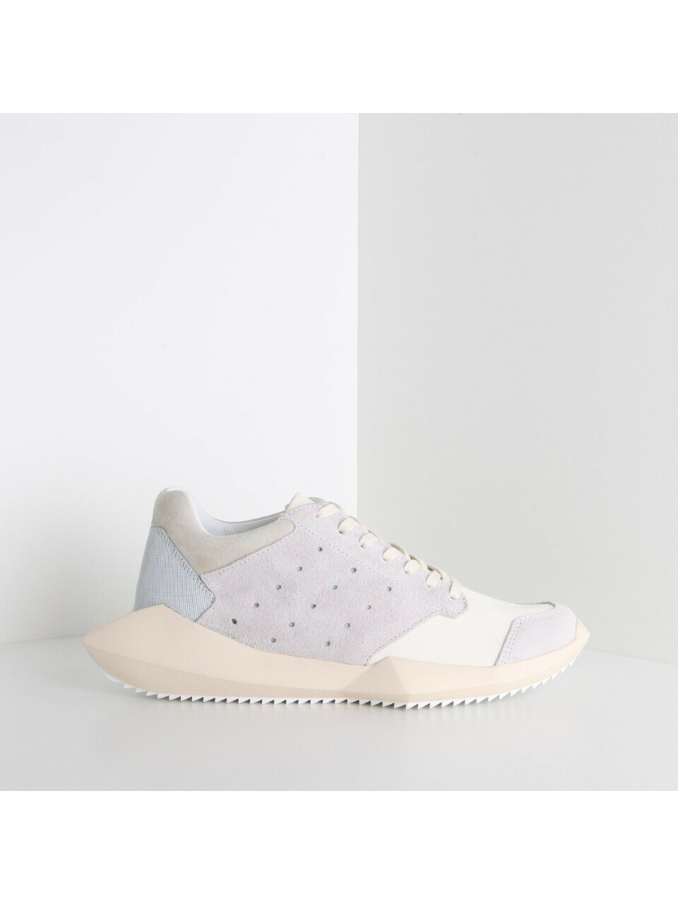 Rick Owens Adidas Tech Runner White B35085