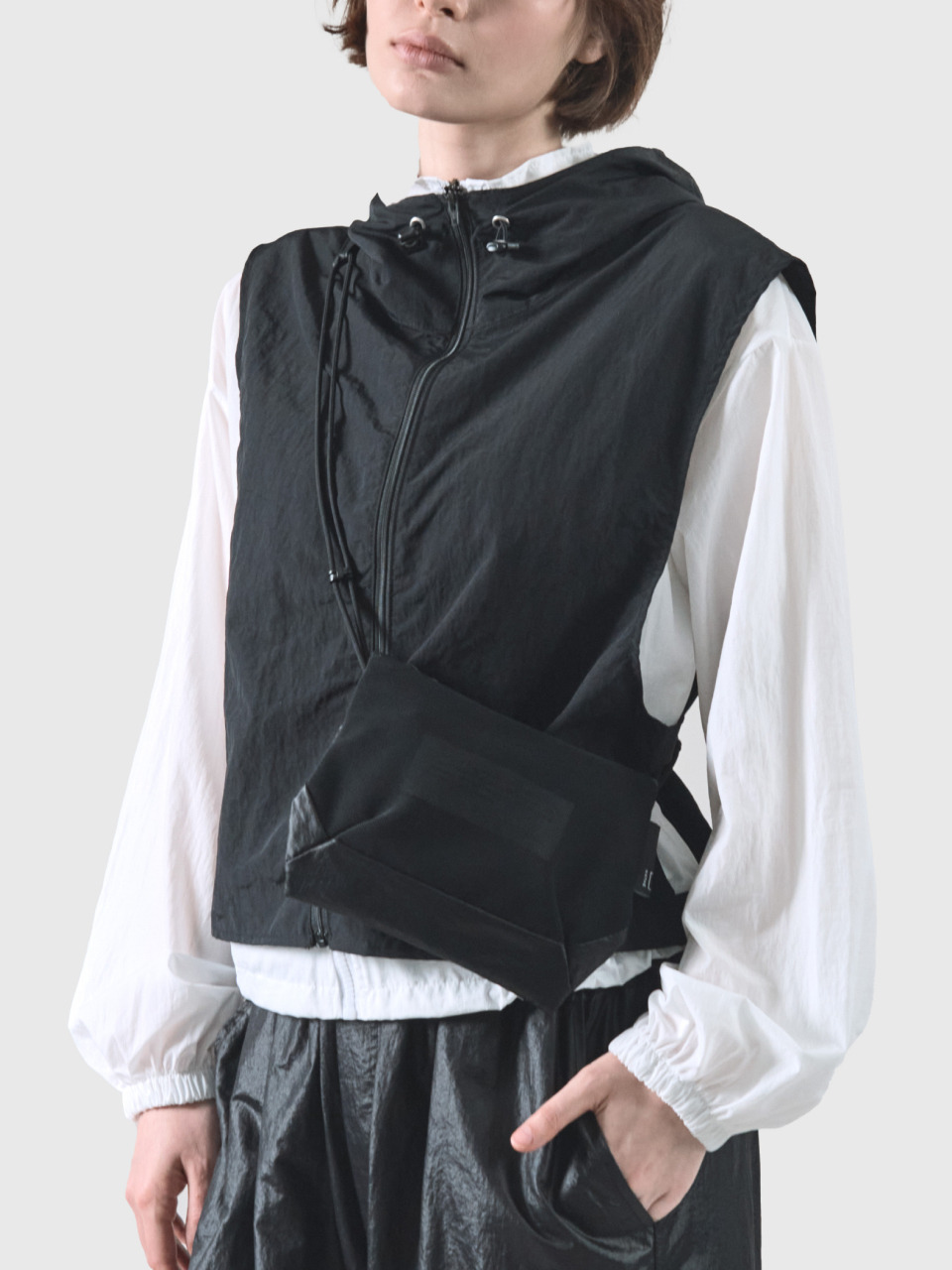 Solon N13 Sacoche Crossbody Sling Bag Black