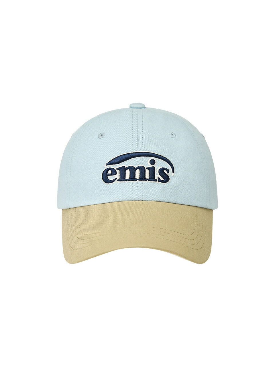 DUO LOGO TWO TONE BALL CAP-PASTEL BLUE