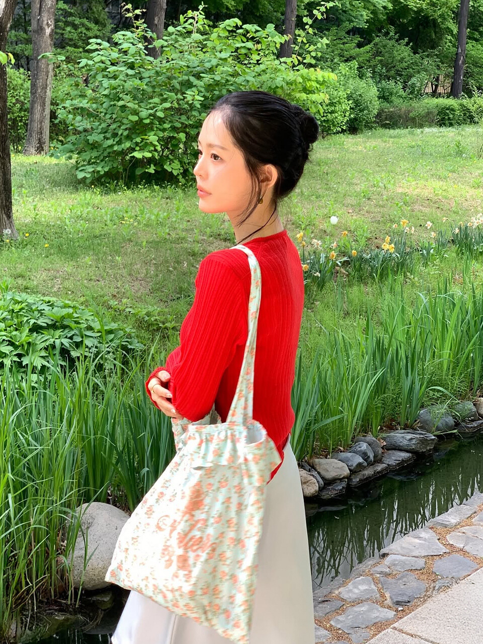 FLOWER COTTON BAG 2 цвета