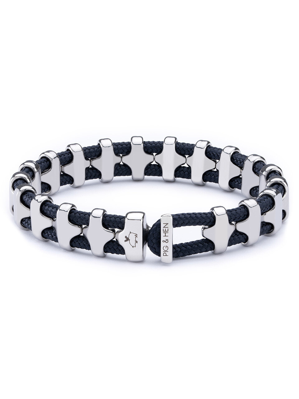 Браслет Bold Bob - NavyXSilver
