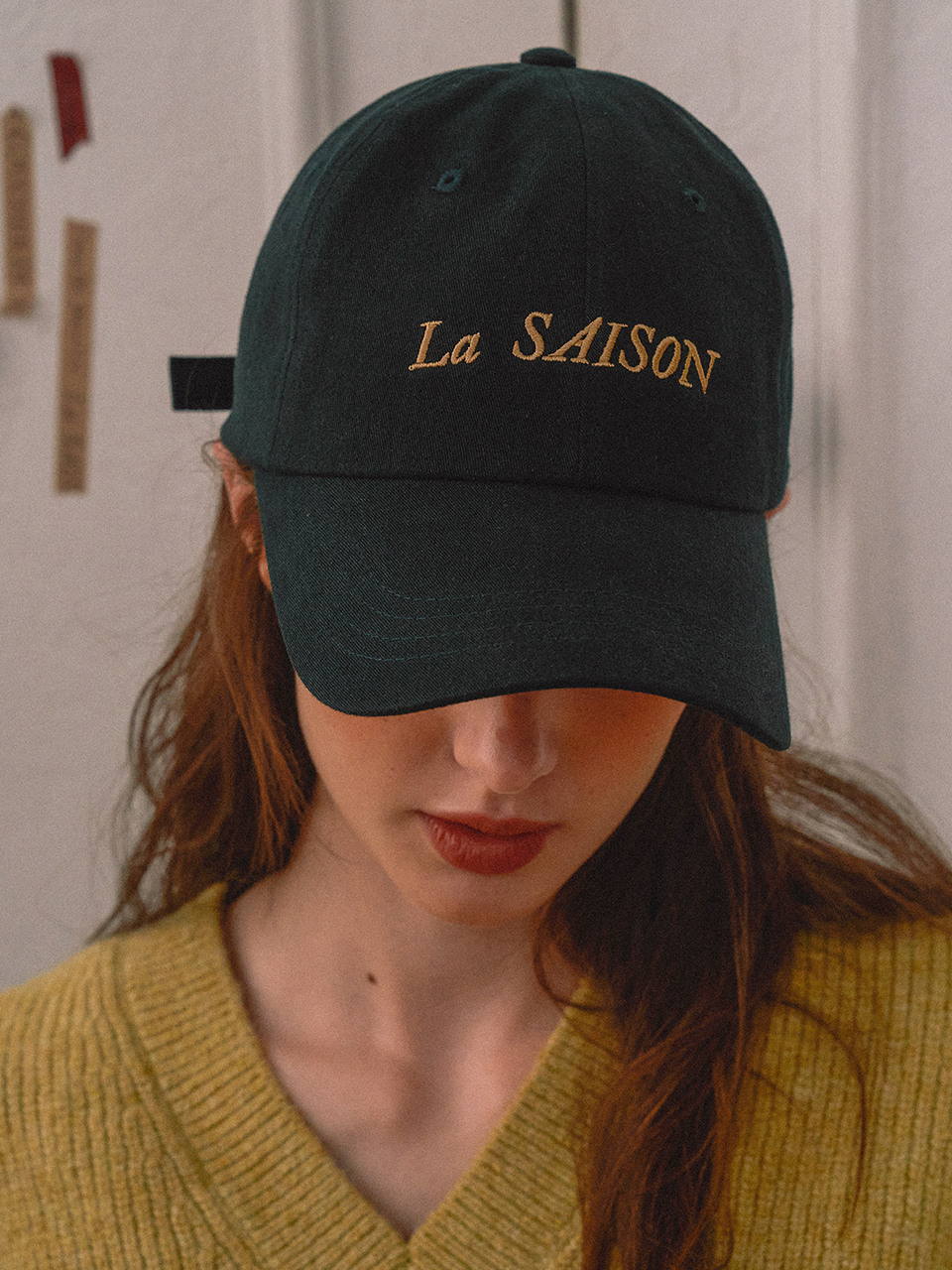 ★HOTEL PARIS CHILL★ La Saison Baseball Cap Indigo 호텔 파리칠]La Saison Baseball Cap (3Colors)