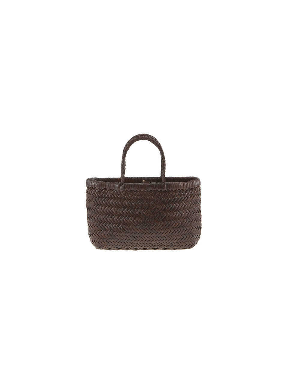 Женская сумка тоут Dragon Diffusion 8809 Dark Brown