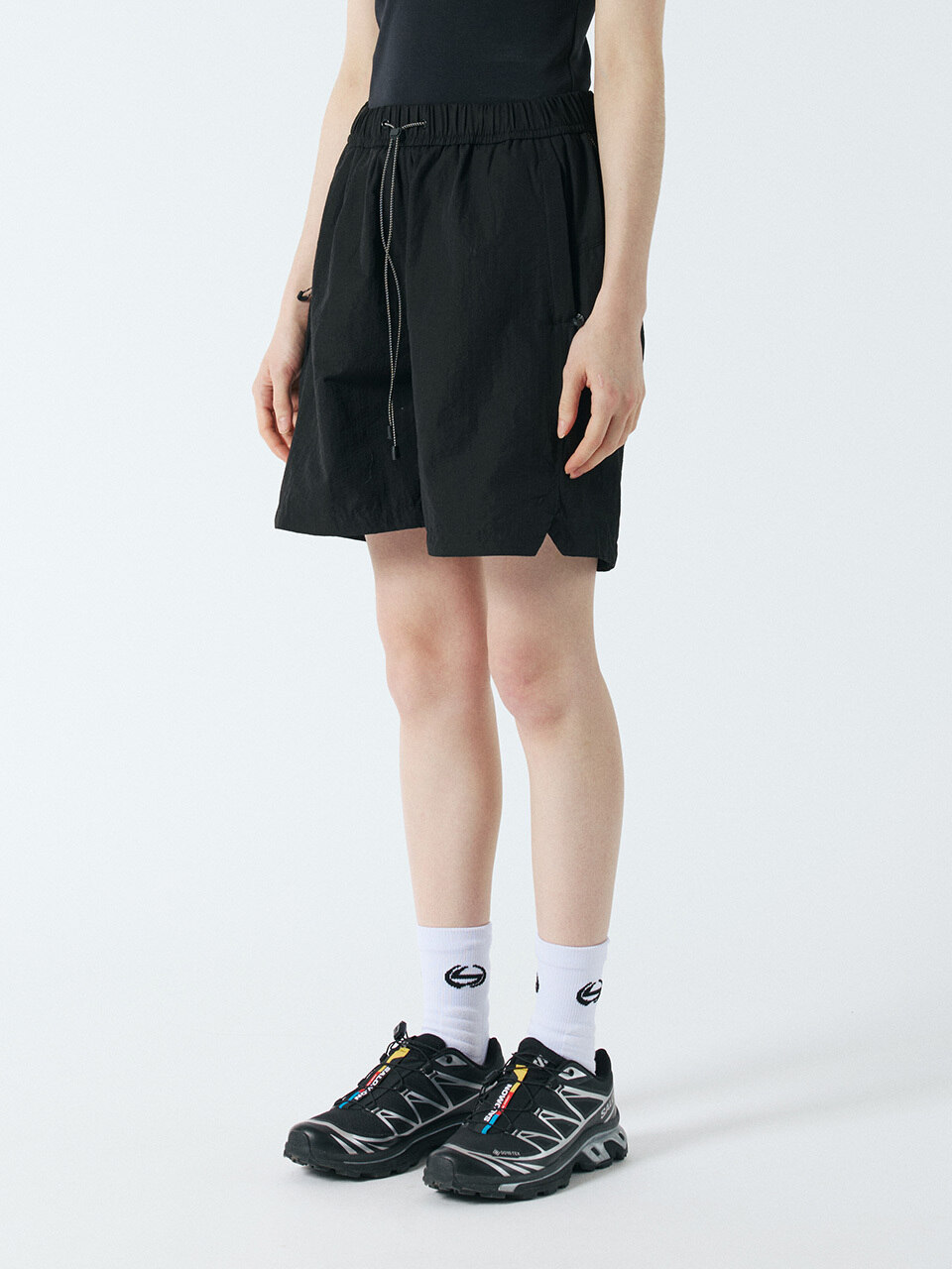 Шорты UNISEX Light Track Half Pants_BLACK