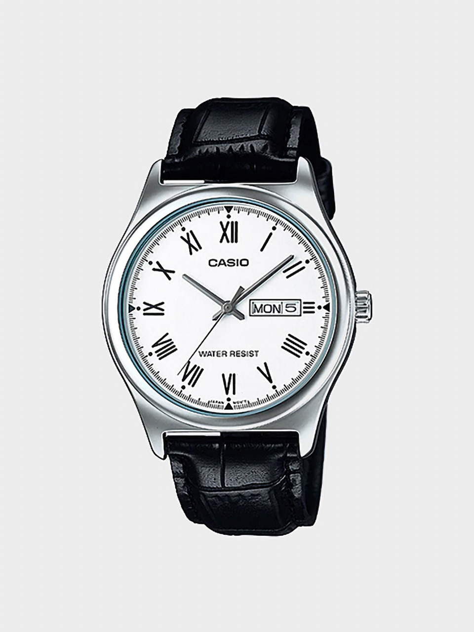 Мужские часы на кожаном ремешке CASIO MTP-V006L-7B