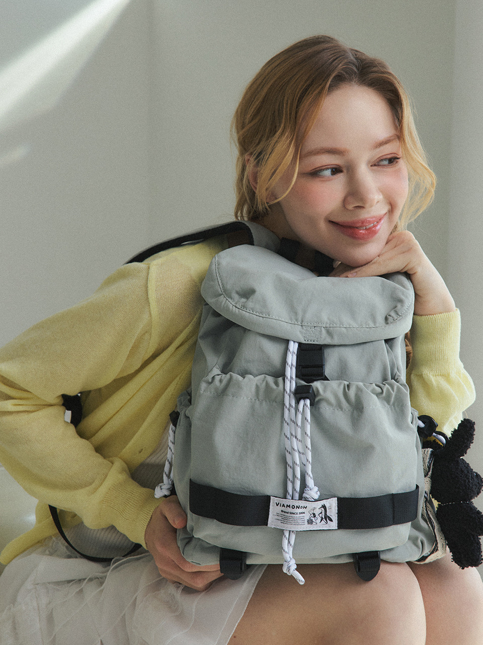 TRUVY MINI RUCKSACK (M.GRAY)