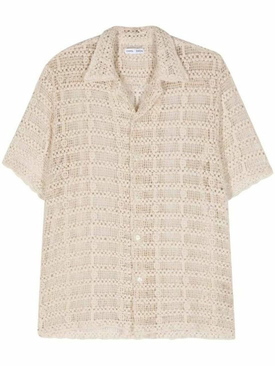 Рубашка CMMN SWDN с длинным рукавом CMDM241PRSH009IV COTTON LACE DOM