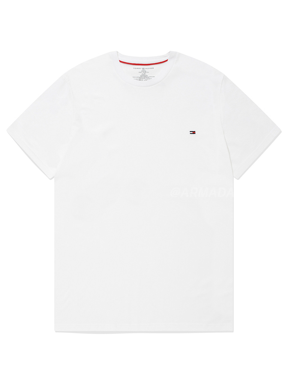 Белая футболка Tommy Hilfiger с лого 09T3139-100