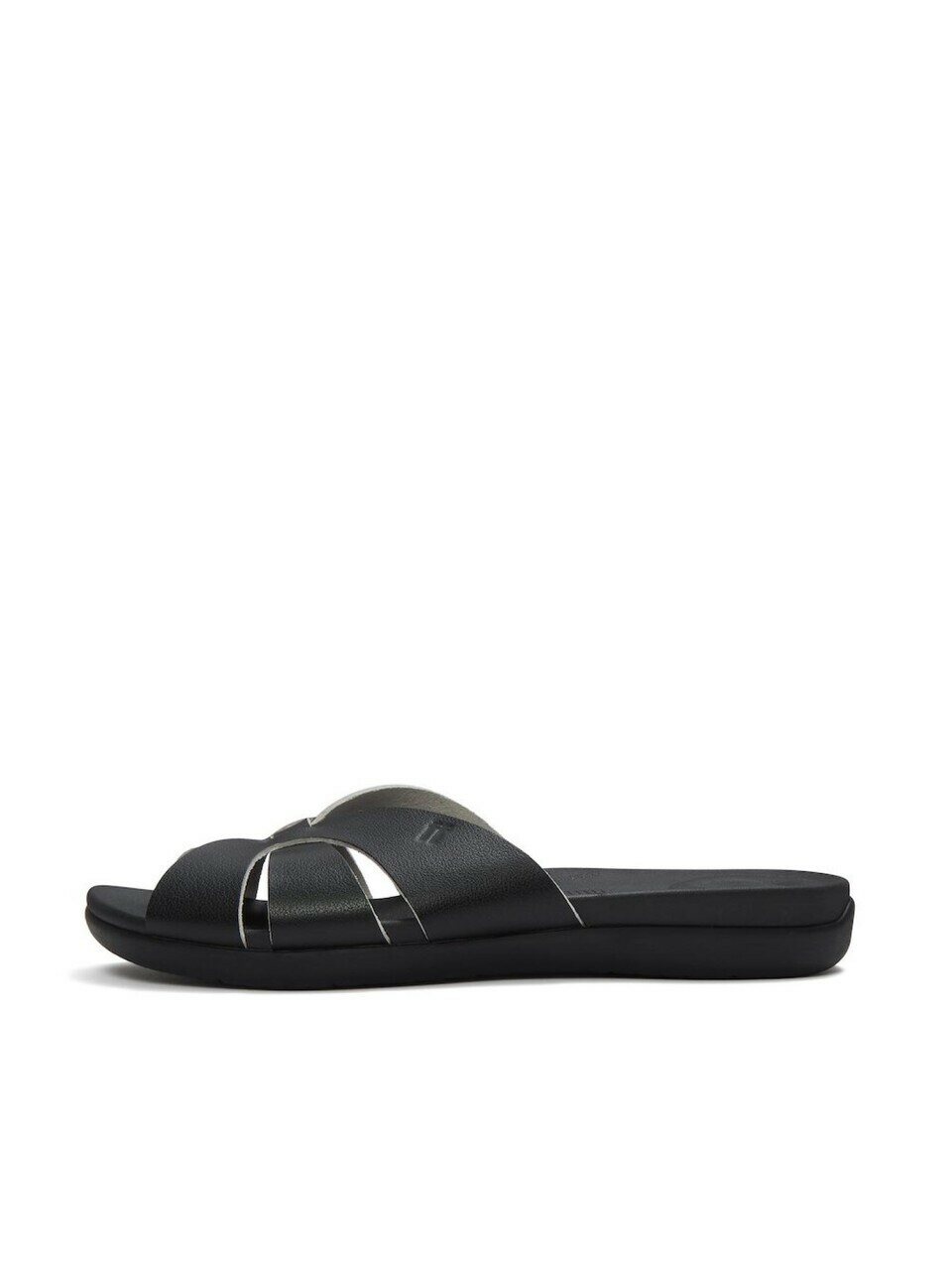 FITFLOP Женские кожаные шлепанцы Solely Waterproof Black (FT64K2D265)