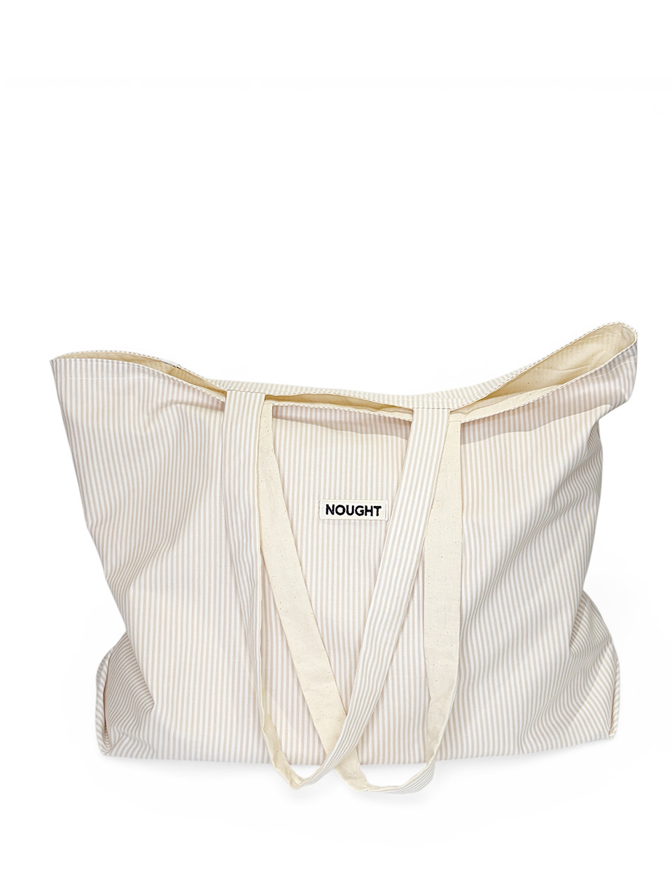 Emb Logo Cotton Day Bag / ST Beige