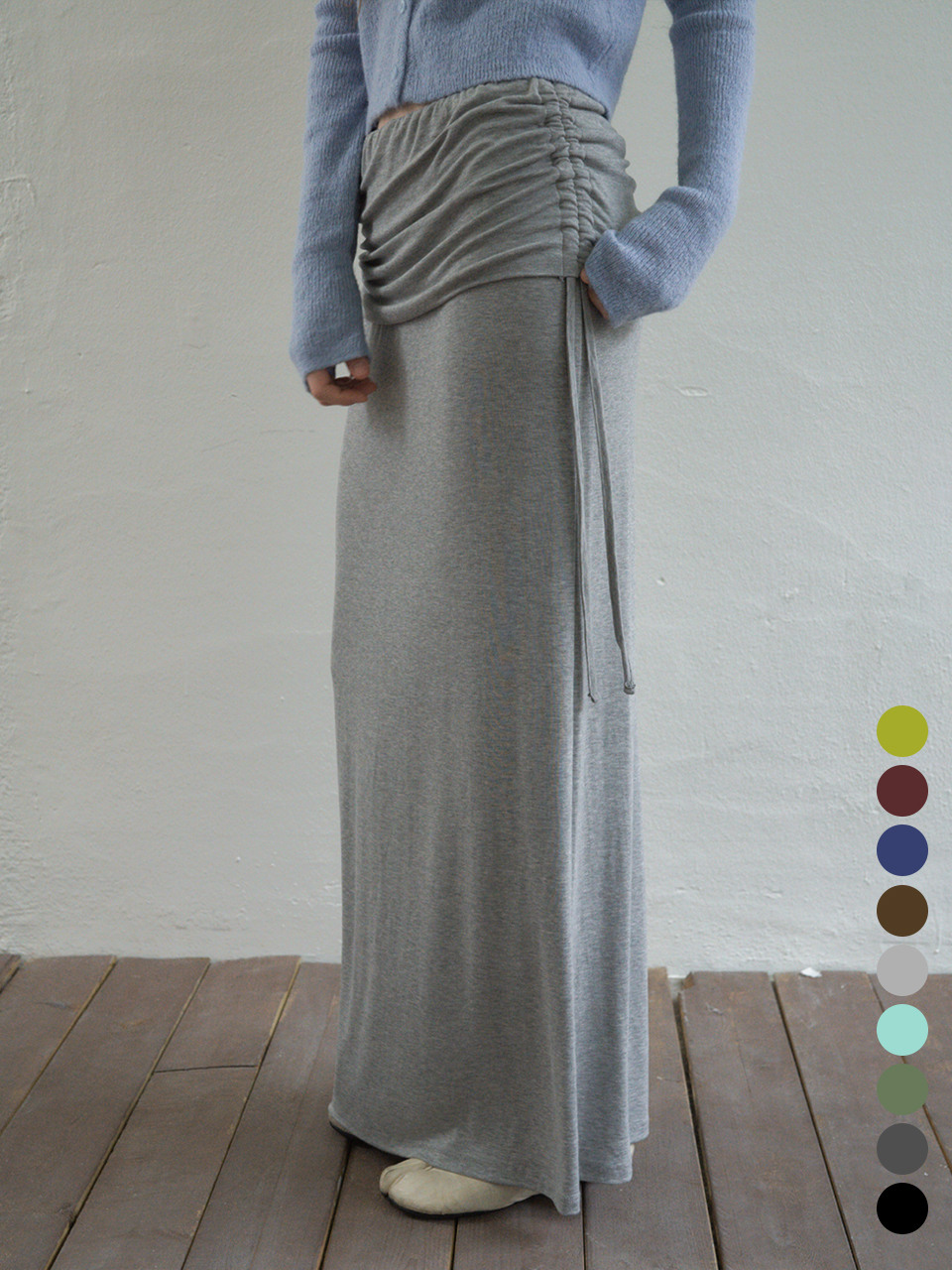 Every Day Comfort Long Skirt CTS618 10color