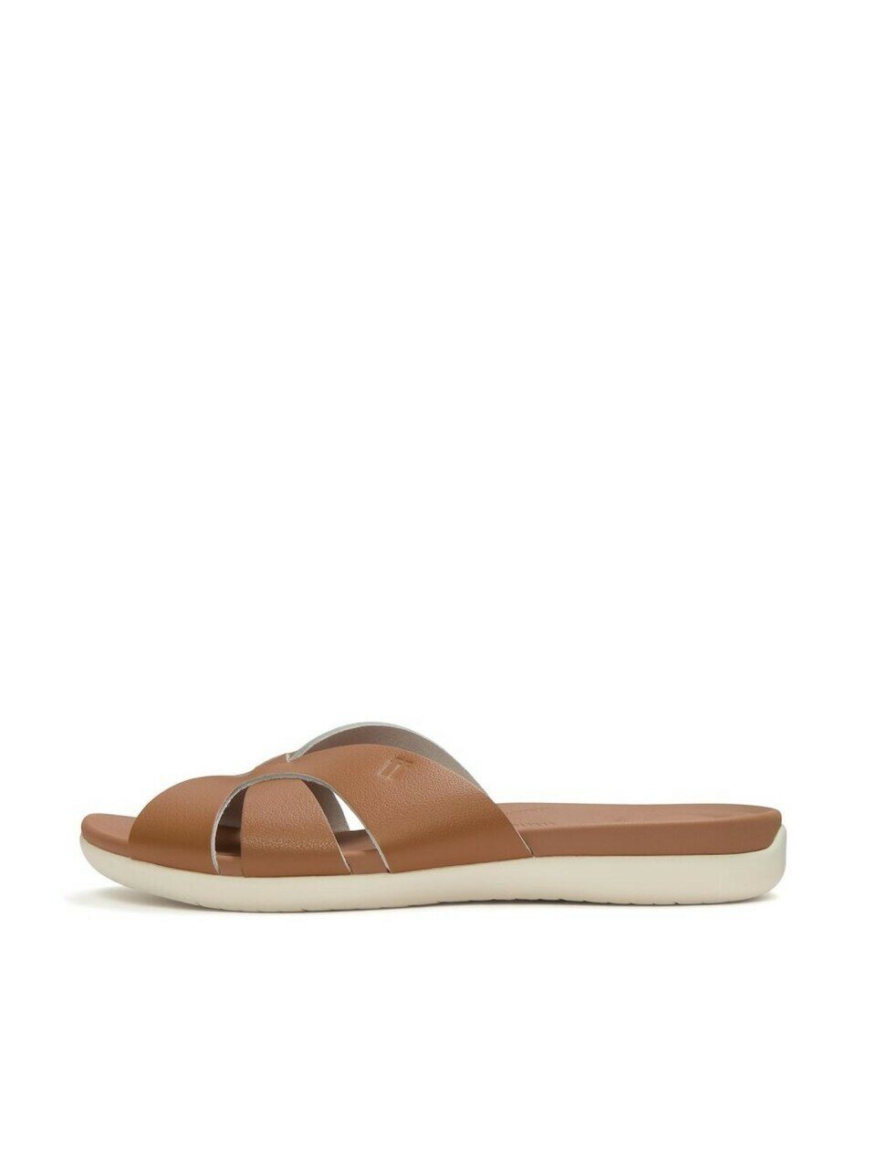 FITFLOP Женские кожаные плетеные водостойкие шлепанцы Desert Tan FT64K2D26B