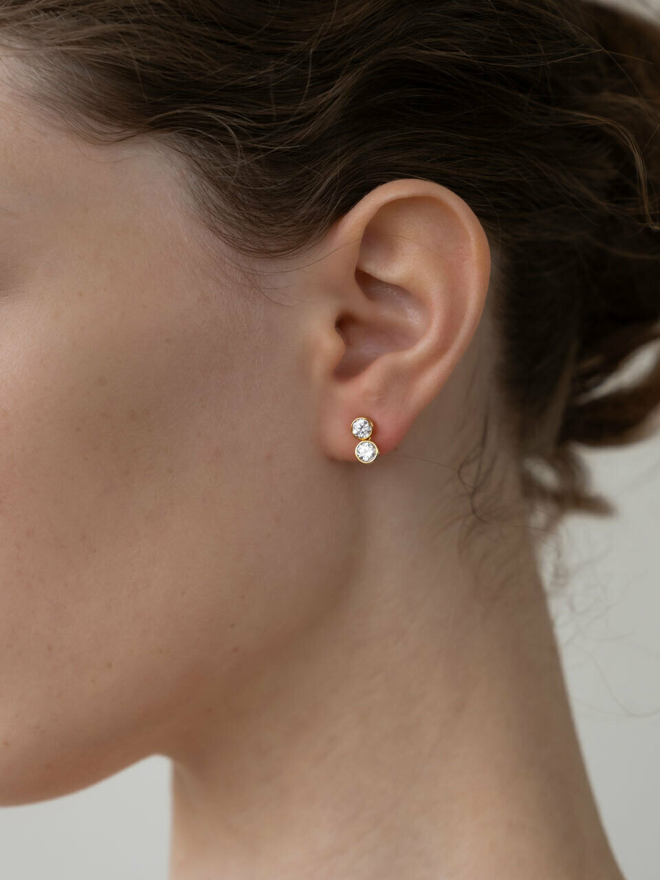 Duo Cubic Earring