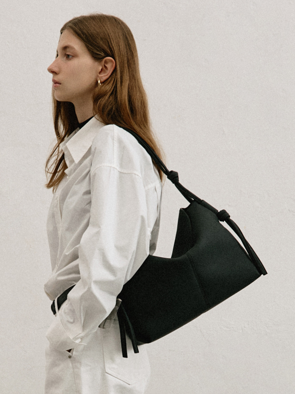 NODI BAG _ black сумка-хобо на плечо