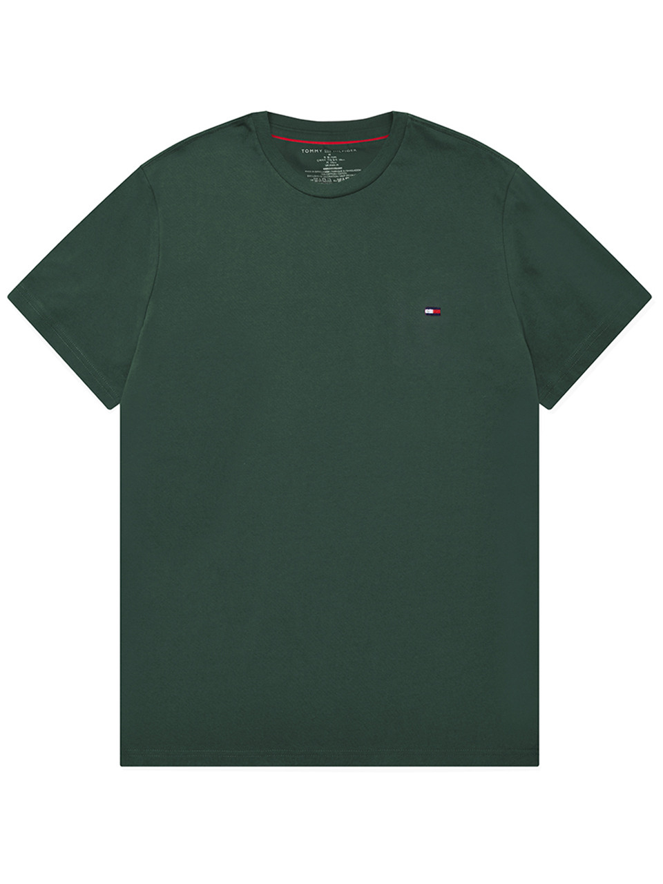 Футболка Tommy Hilfiger с малым лого Spruce 09T3139-302
