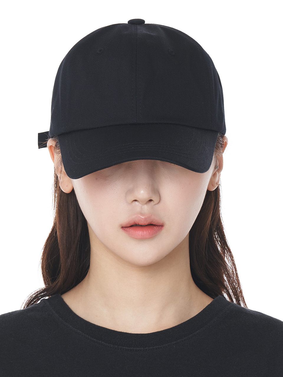 Оверсайз бейсболка базовая Black