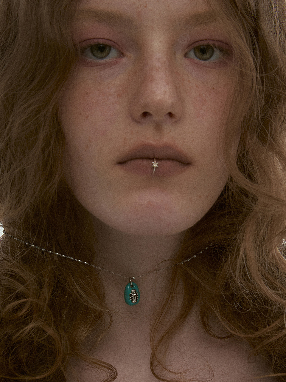 chalice necklace-blue