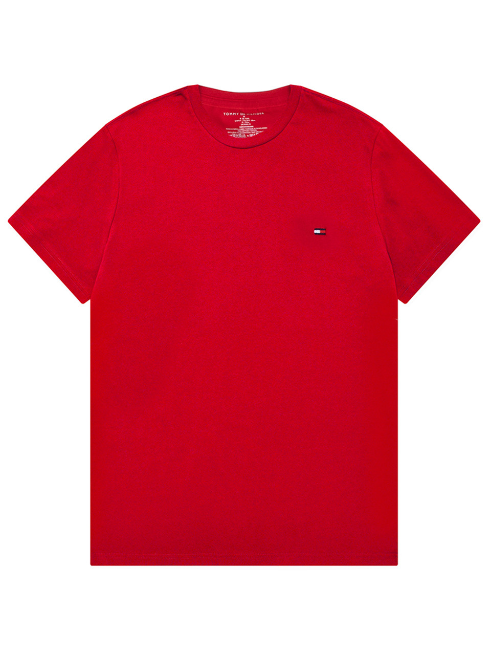 Футболка TOMMY HILFIGER с малым лого Red 09T3139-608