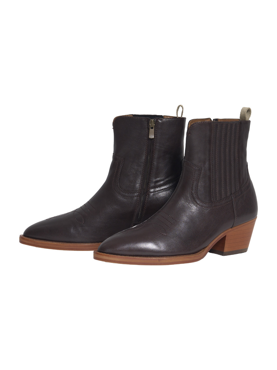 Molko 45 Cuban boot in Brownskin