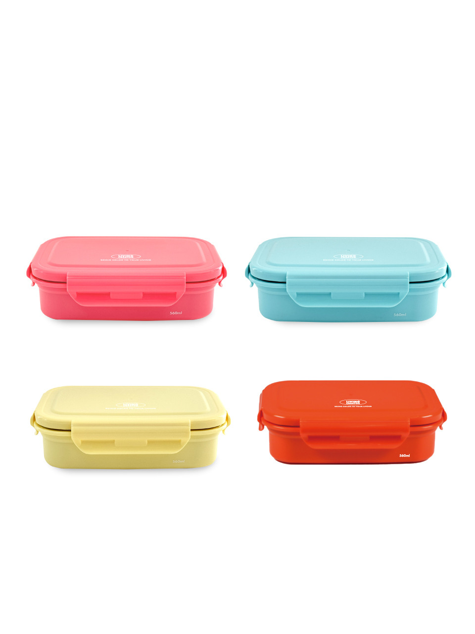 Цветной контейнер Jikyeoten 560ml (4color) ланч-бокс герметичный