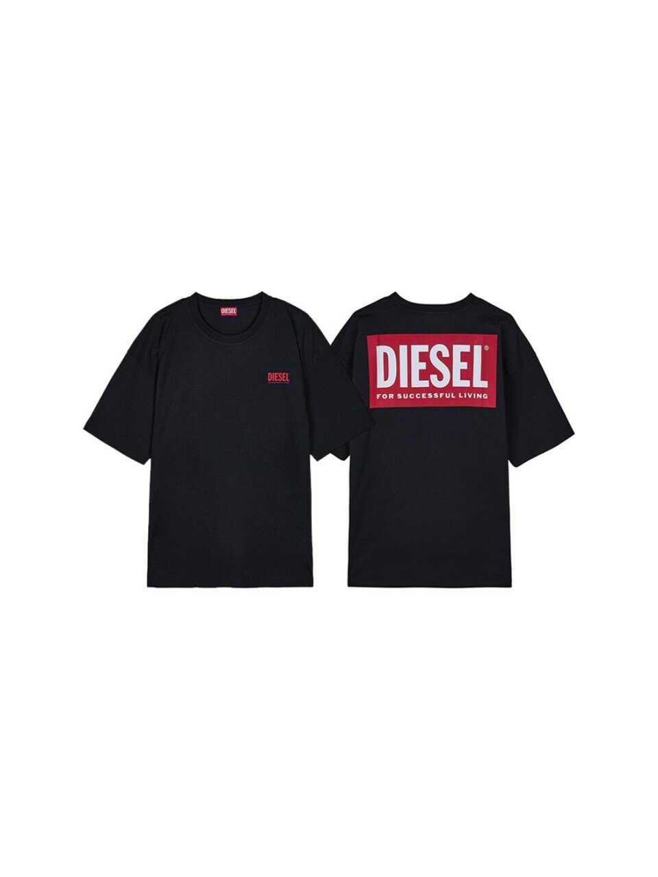 Diesel SS26 мужская футболка BOXT-BISK A20036 0EPCA 9XX