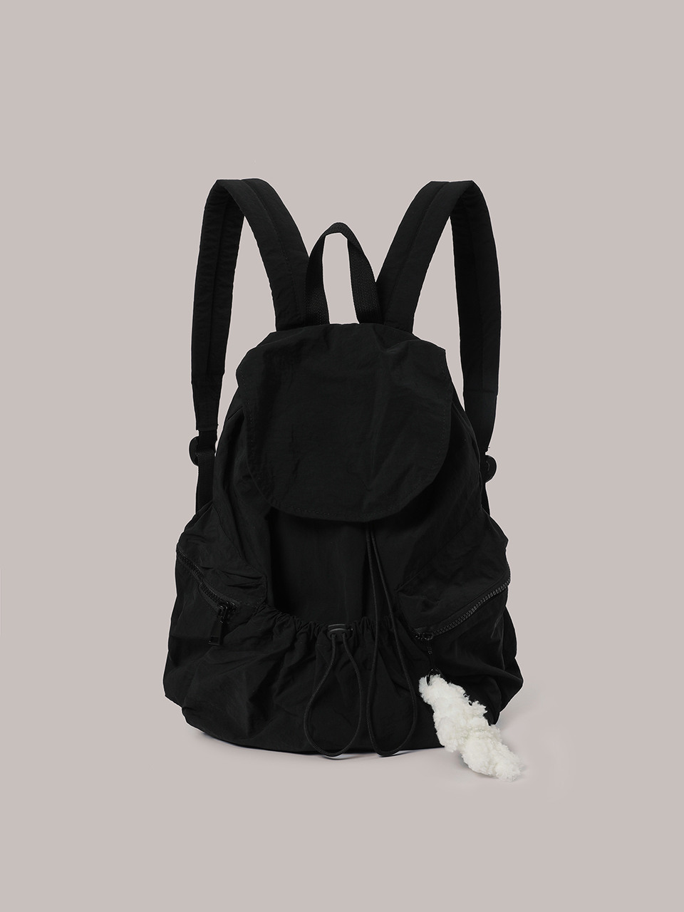 Рюкзак Rustle String Backpack - Black (брелок в подарок)
