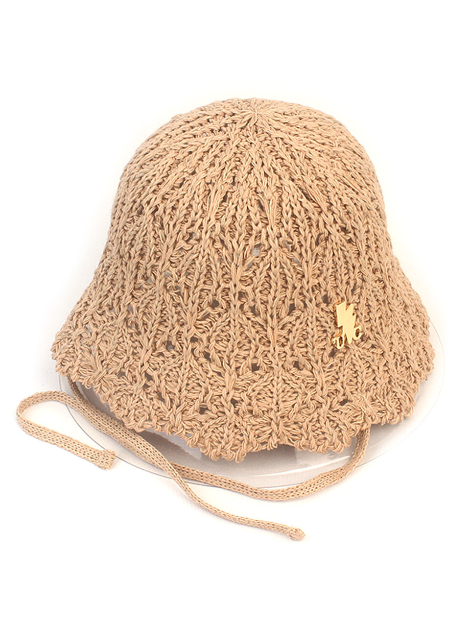 Шляпа-ведро Summer String Beige Bonnet Hat