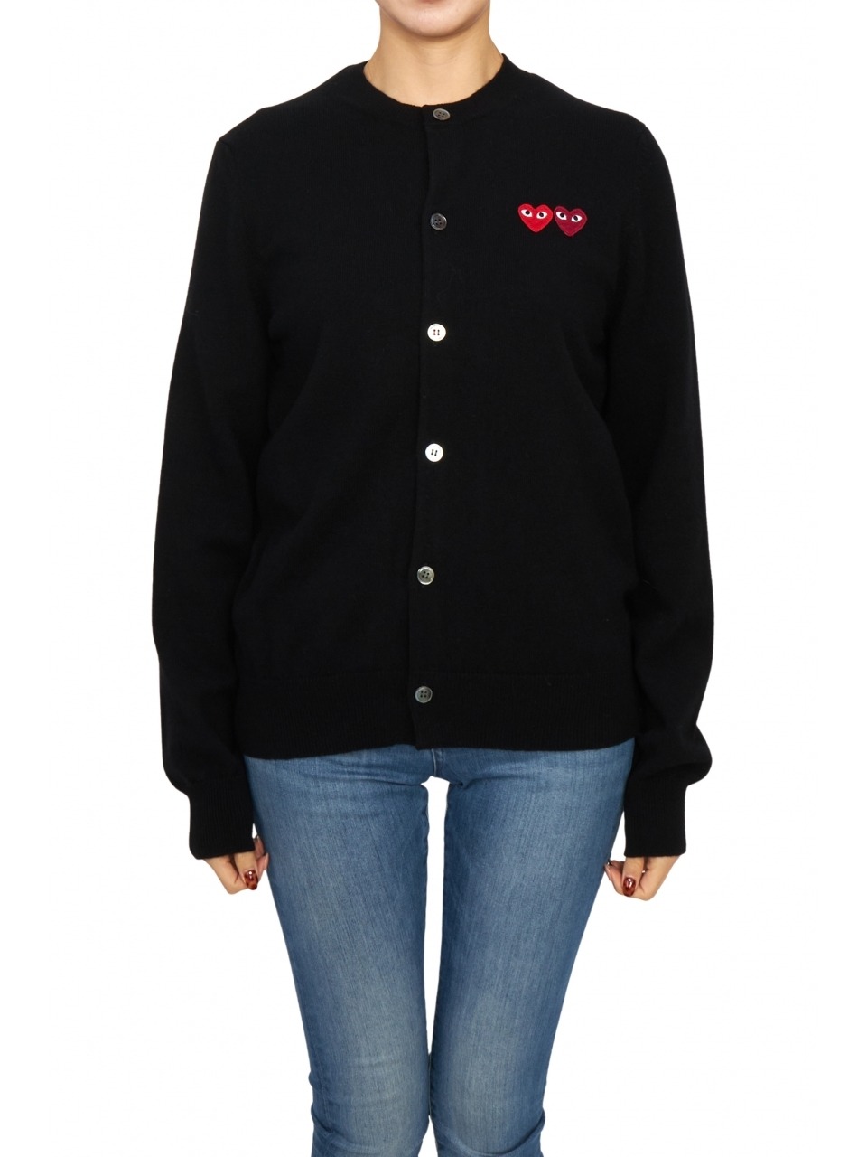 COMME DES GARCONS кардиган с двойным патчем AX N057 051 1 loose fit (унисекс)