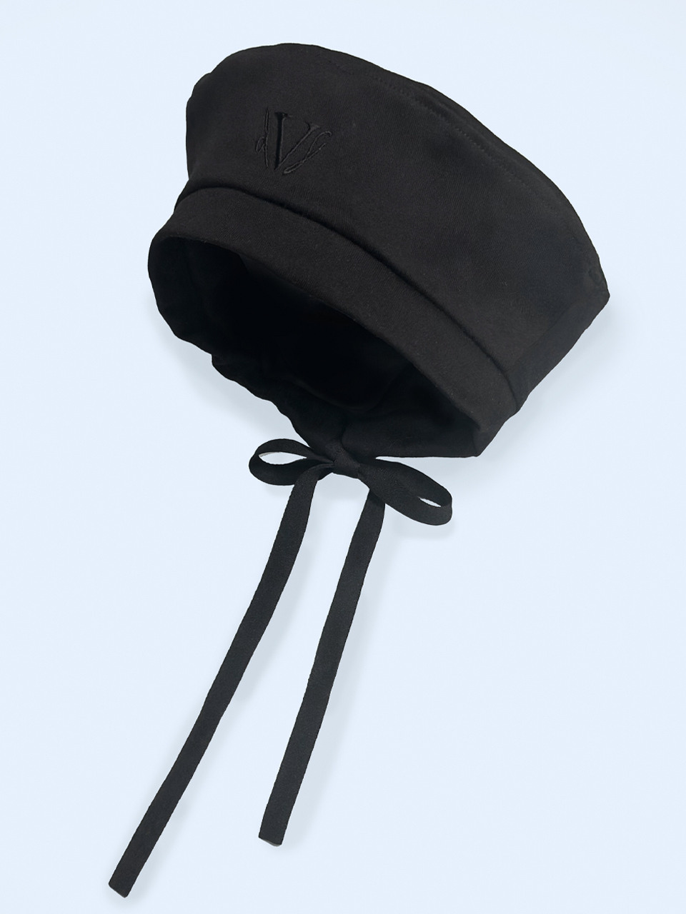 Logo Embroidery Beret (Black)
