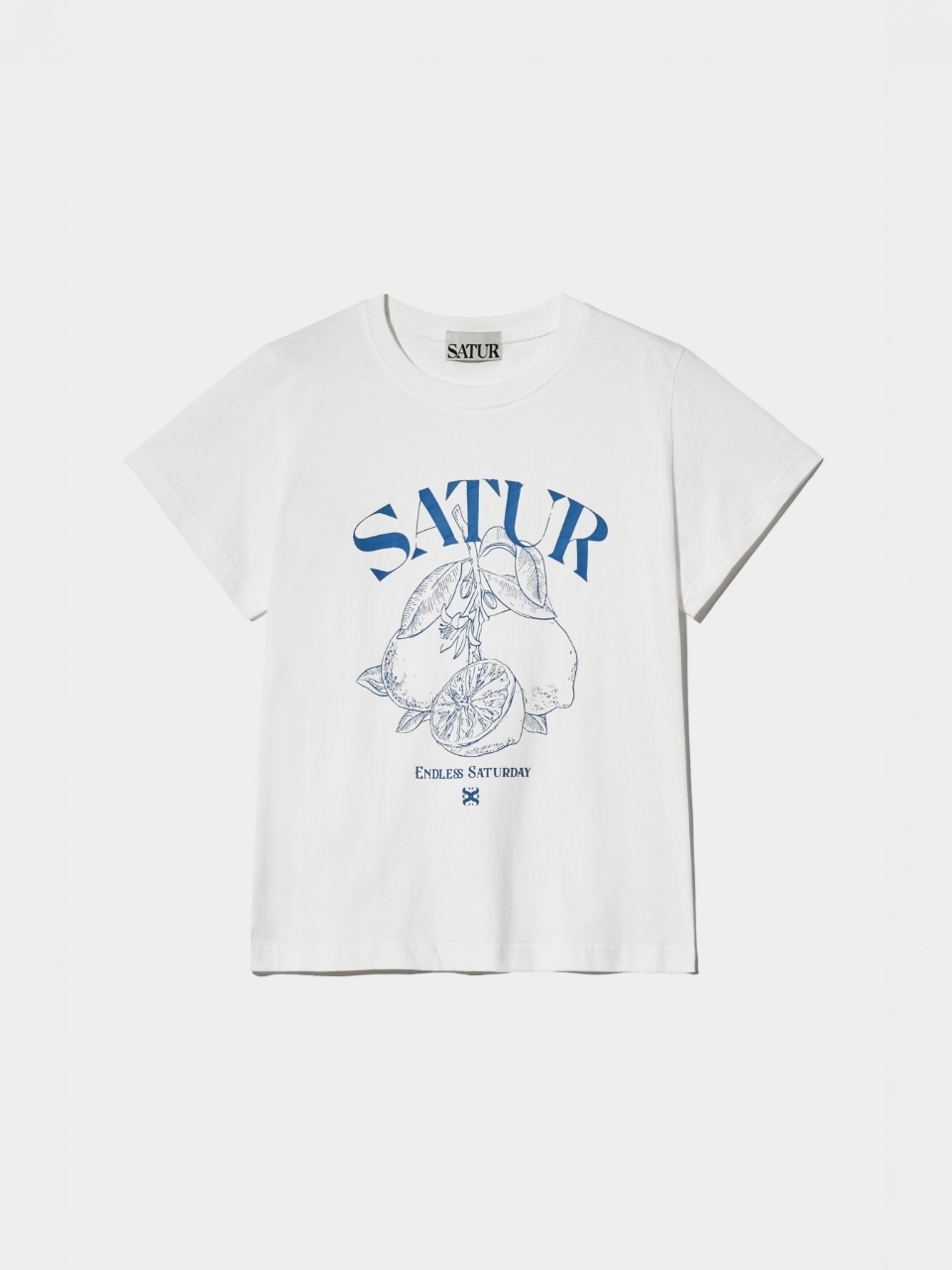 Летняя графическая футболка Capri Citron Drawing — Light Blue
