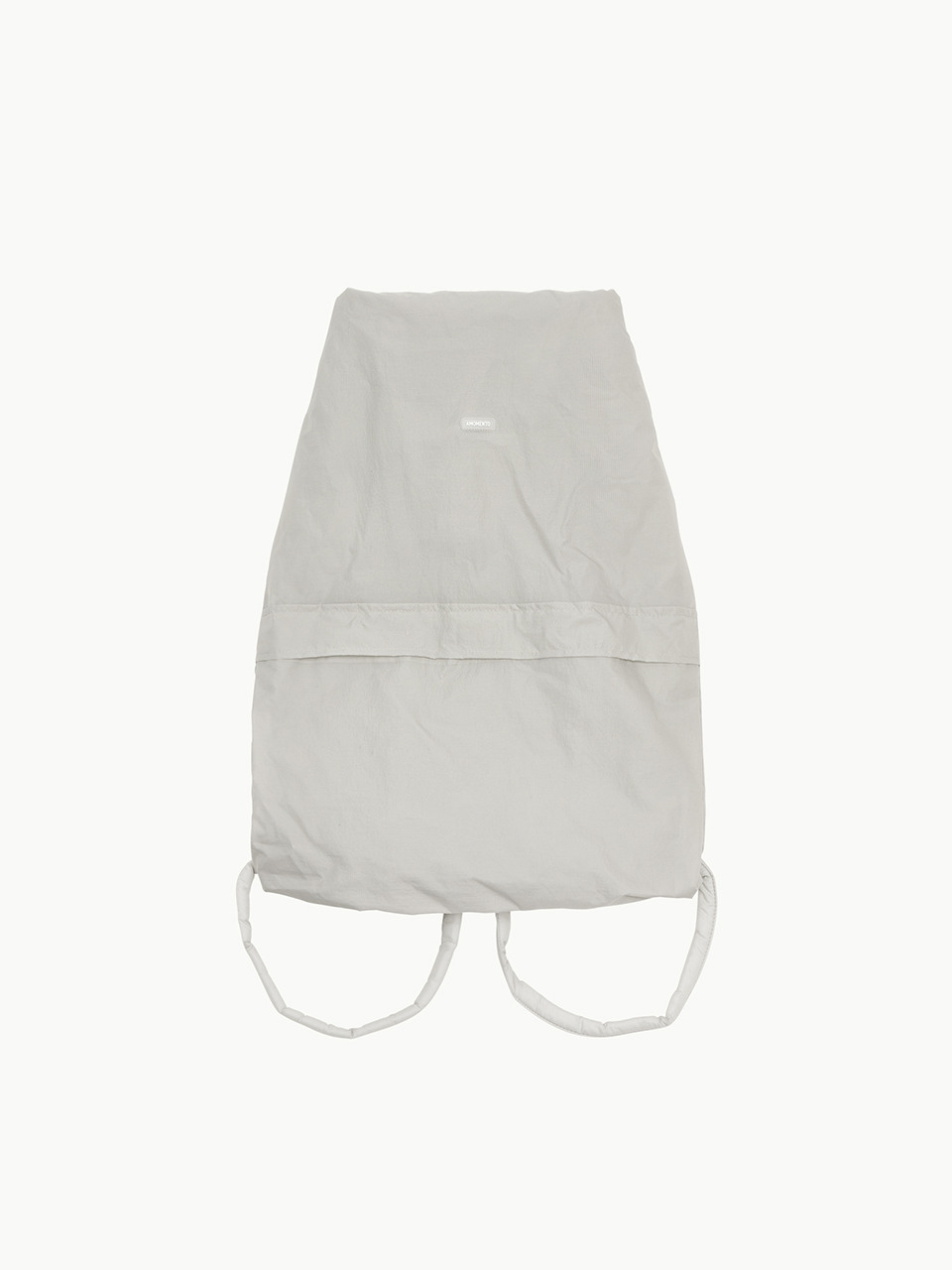 아모멘토]SHEER RIPSTOP DRAWSTRING BACKPACK (GREY)