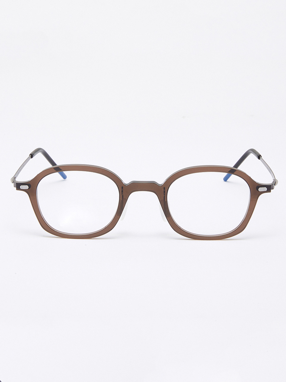 Легкая квадратная оправа AL5509 1310G Khaki с защитой от синего