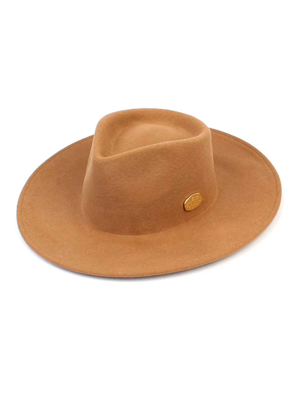 V Beige Wool Fedora шерстяная федора