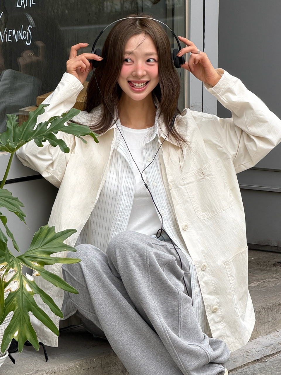 Refined Work Jacket_Ivory