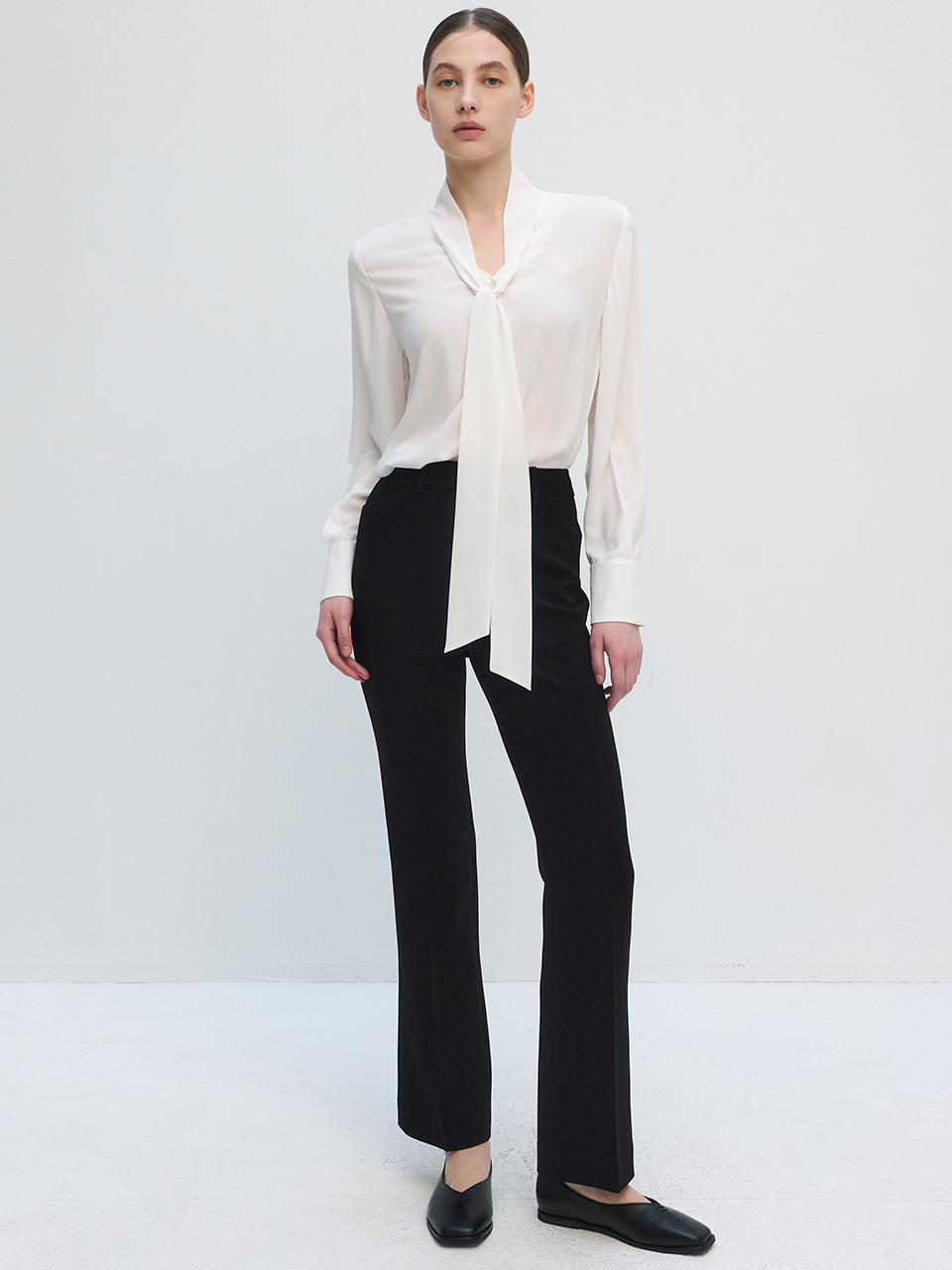 [Drama Signature] Slim Bootcut Trousers_3color