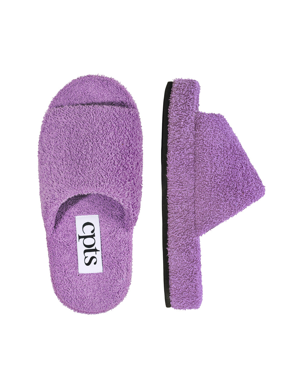 HODGEHOG TOWELING SLIDES_PURPLE