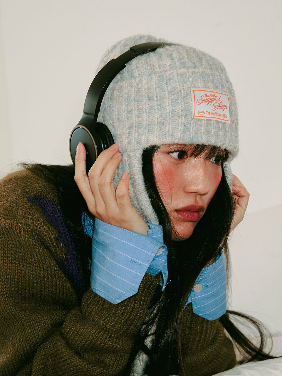 Knit Trooper Beanie Cygnet Grey