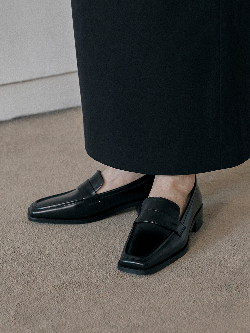 ANTO Square Loafers (2color)