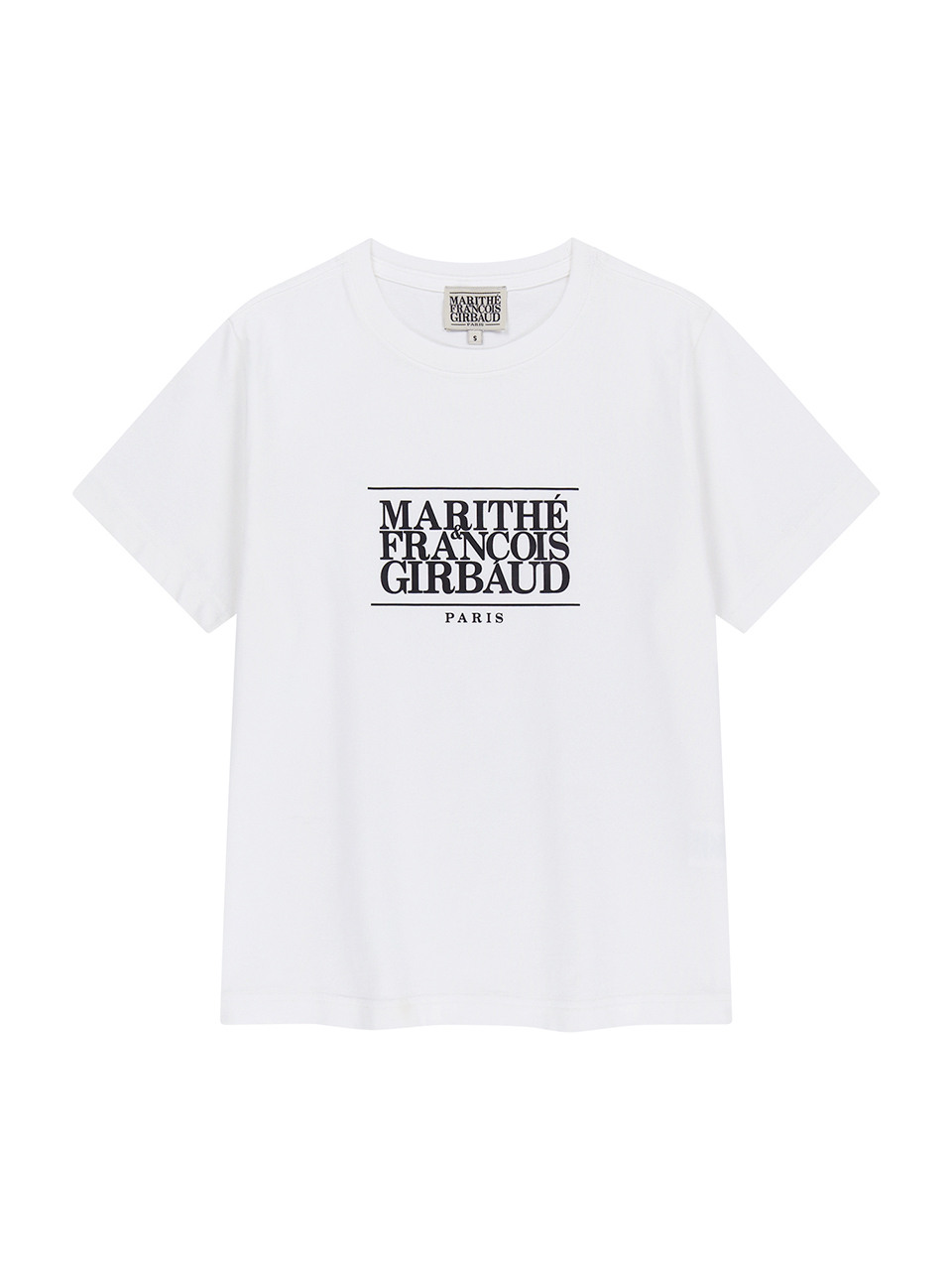 W CLASSIC LOGO TEE white