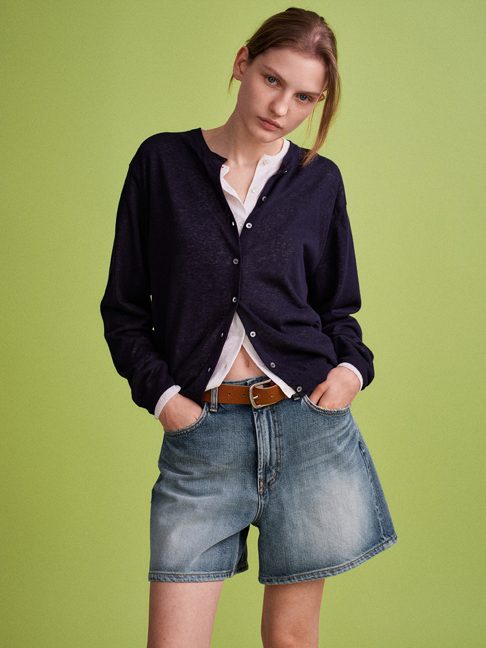 Кардиган Linen Breeze_navy