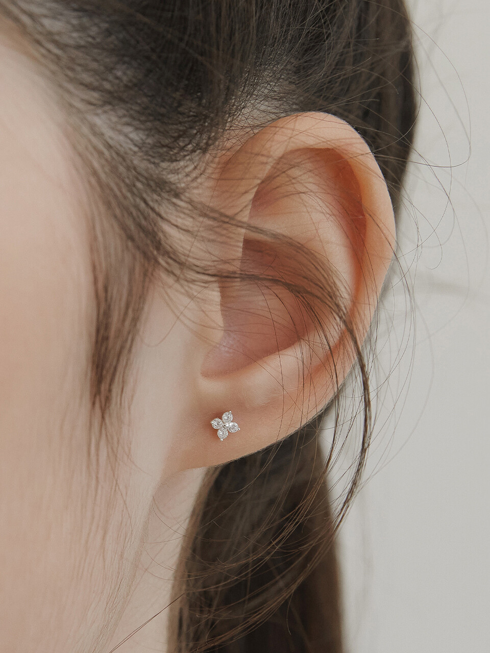 Серьги Petit Fleur из серебра 925 EC3144