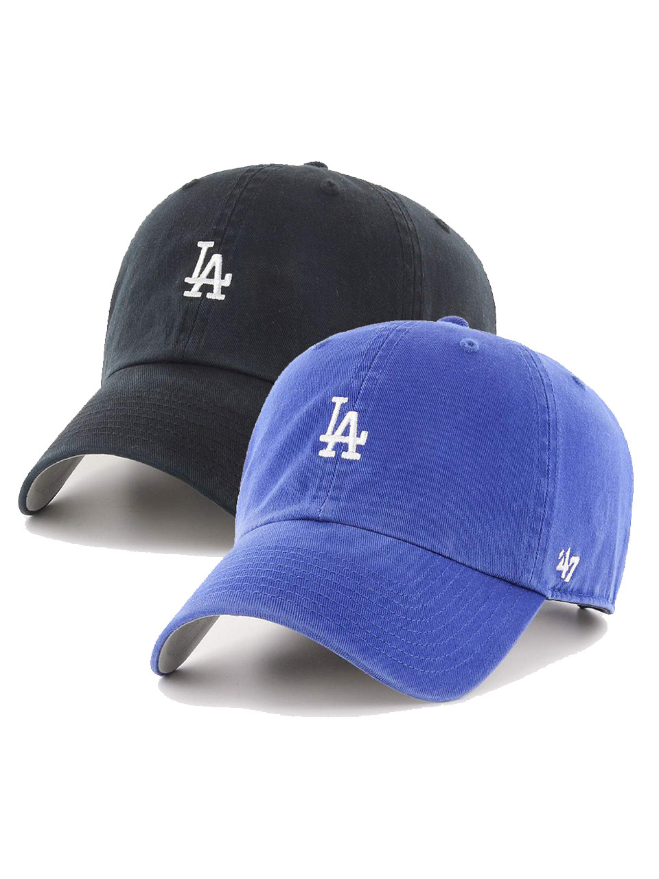 Бейсболка 47 Brand MLB LA Dodgers Small Logo Clean Up (2 цвета)