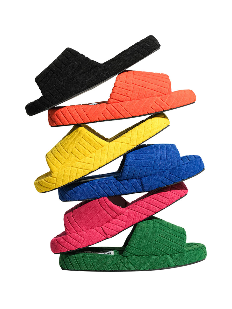 Яркие махровые тапочки (6 colors)