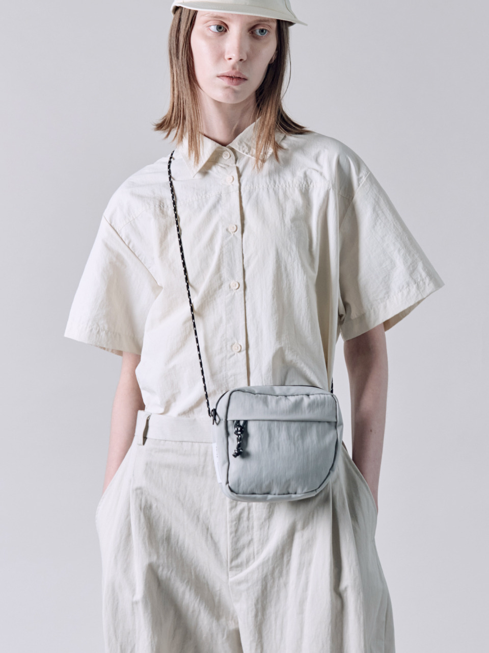 Turing W15 Mini Cross Bag Waist Bag Cloud Gray