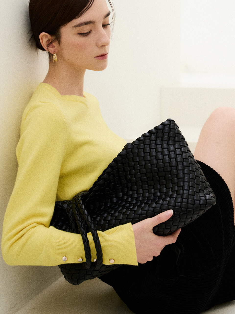 NOIRE SHOULDER BAG_Black